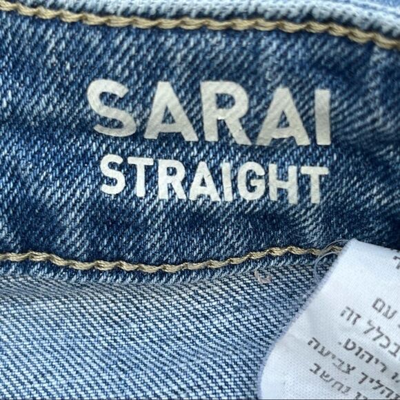 Castro Jeans Sarai Straight Light Wash Spell Out Piped Jeans 4 - Picture 6 of 6